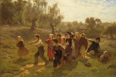 The Game by August Malmström